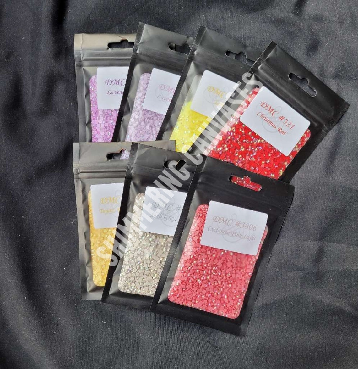 AB Drill Diamond Painting AB Drills SQUARE Set of 7 New Colors Etsy
