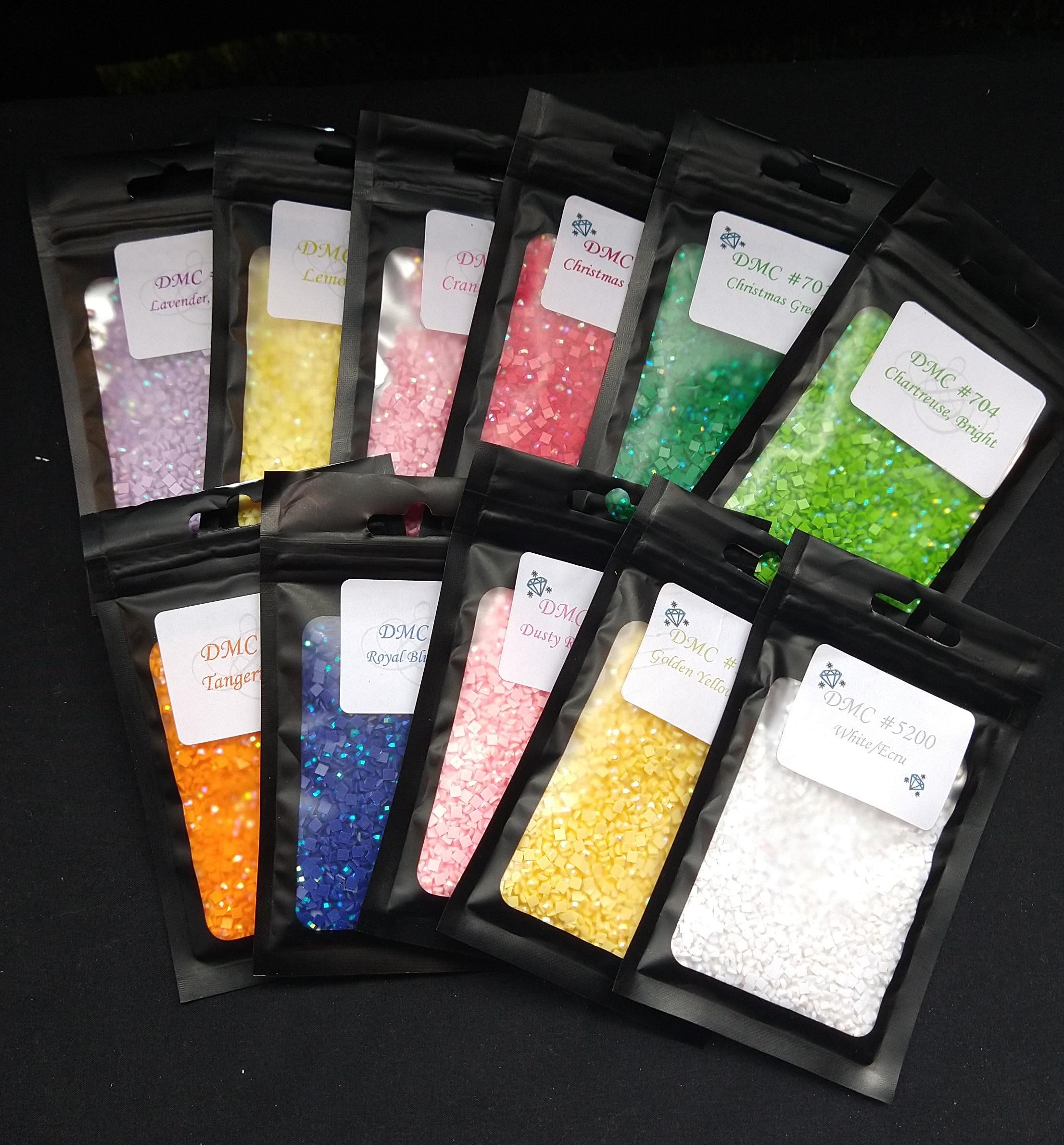 AB Drill Diamond Painting AB Drills SQUARE 14 gram set of 16 Etsy