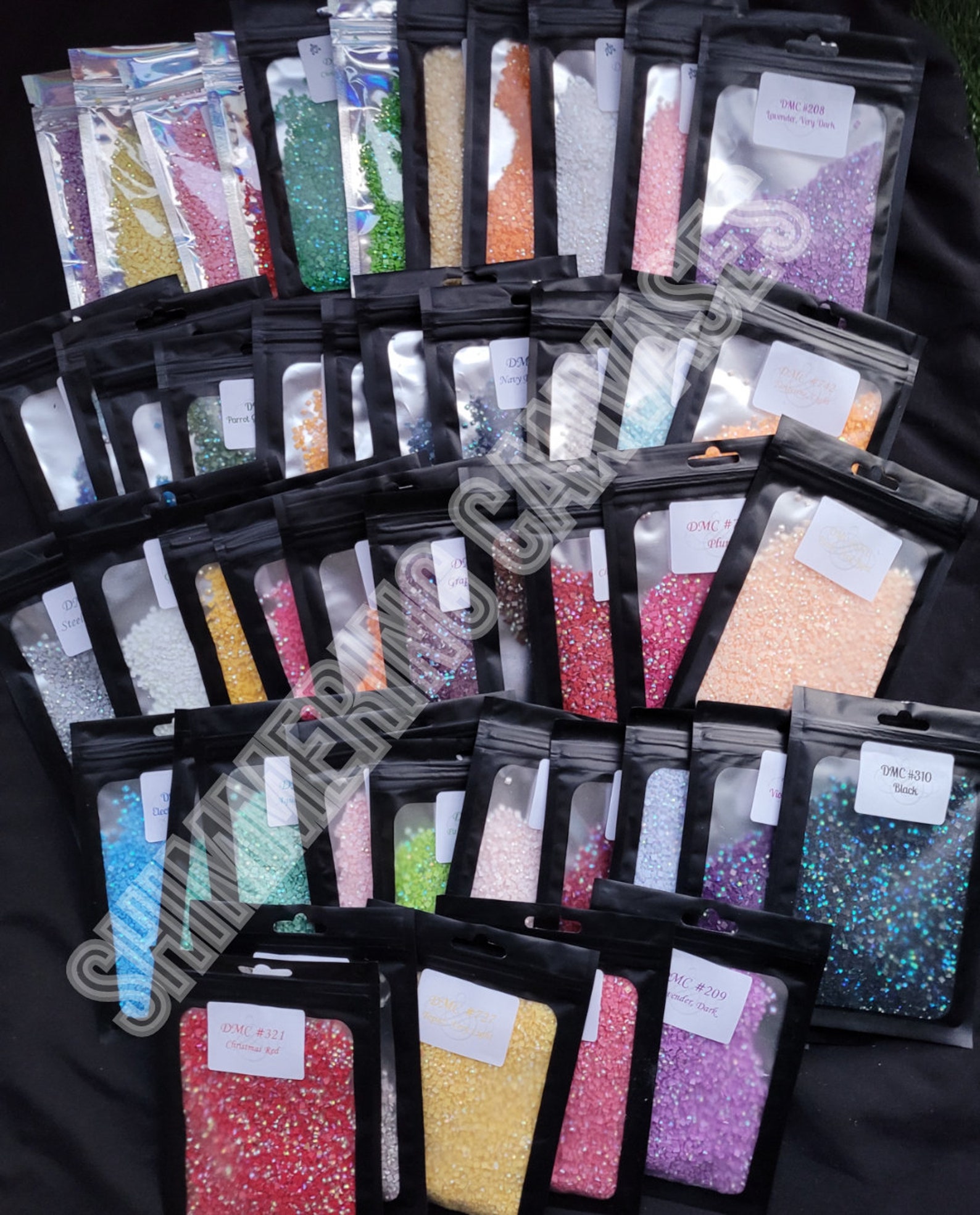 AB Drill Diamond Painting AB Drills Square 246 COLORS 14 gram Etsy.de