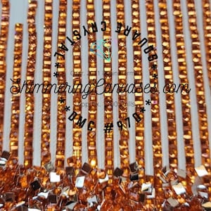Square Crystal Drill 970 Diamond Painting Square Crystal Drills DMC # 970- Pumpkin, Light