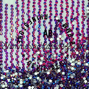Diamond Painting Round Rhinestones 2.8mm Devil Red AB
