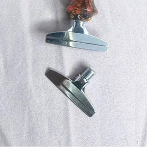 Threaded Diamond Painting Pen Metal Tip Straightener SCREW IN tip Silver
