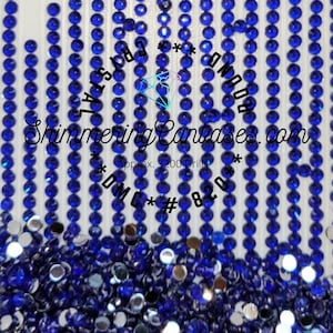 Diamond Painting Crystal Drills Round DMC #820- Royal Blue, Very Dark