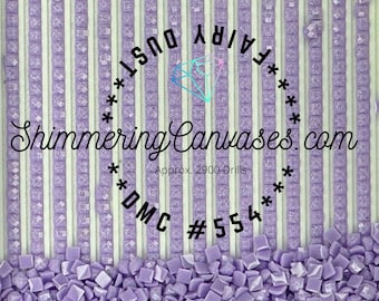 Square Fairy Dust Drill 554 Diamond Painting Fairy Dust Drill DMC # 554- Violet, Light