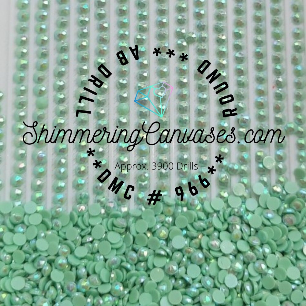 ダイヤモンドペインティング ラウンド AB ドリル 14 グラム バッグ DMC