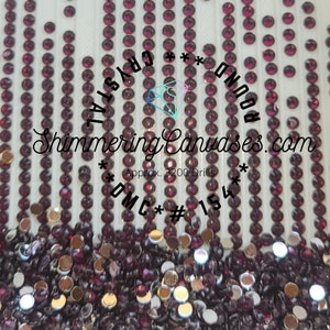 Diamond Painting Round Drills Crystal DMC #154 Grape, Very Light