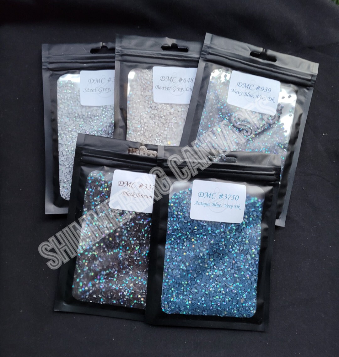 Diamond Painting Square AB Drills Newest Set of 5 colors 1 oz set