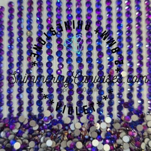 Diamond Painting Round Rhinestones 2.8mm Violet Vitrail