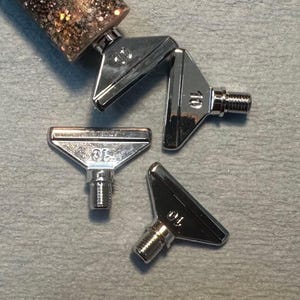 Threaded Diamond Painting Pen Metal Tip Screw In 10 Placer Silver