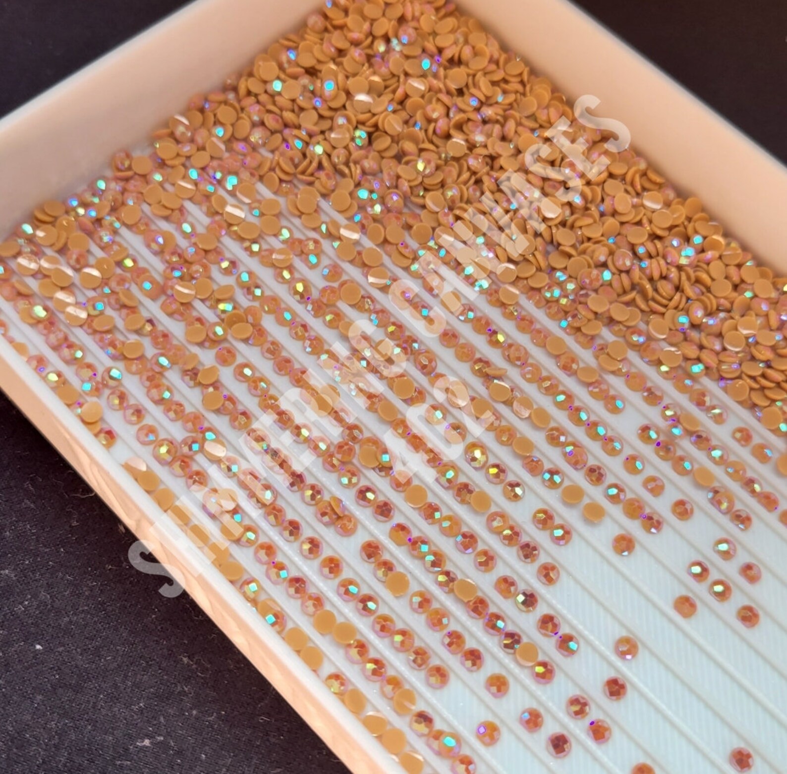 AB Drill 402 Diamond Painting Round AB Drills 14 gram bag DMC Etsy