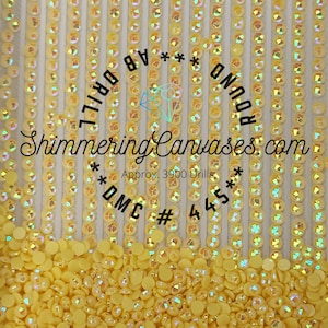 Diamond Painting Round AB Drills DMC #445- Lemon, Light