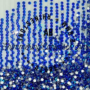 Diamond Painting Round Rhinestones 2.8mm Azure AB