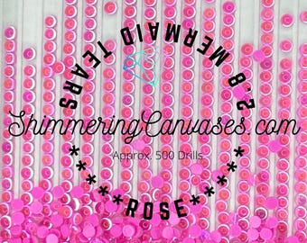 Diamond Painting Round Rhinestones 2.8mm Mermaid Tears Rose