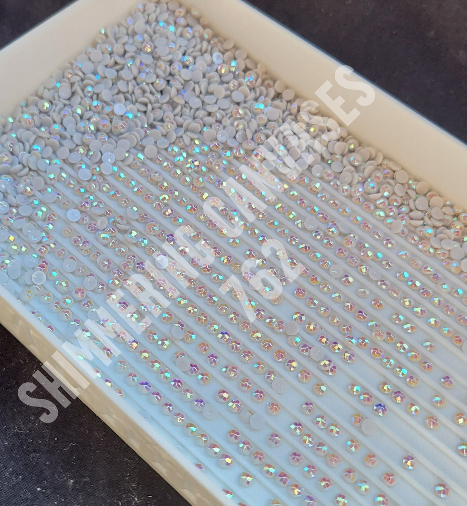 AB Drill 762 Diamond Painting Round AB Drills 14 gram bag DMC Etsy