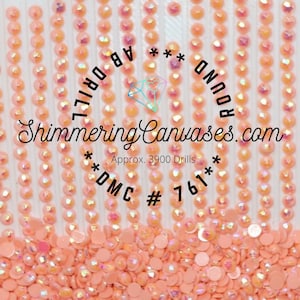Diamond Painting Round AB Drills DMC #761- Salmon, Light