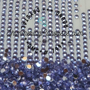 Diamond Painting Round Drills Crystal DMC #799 Delft Blue Medium