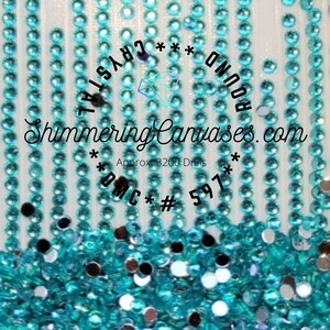 Diamond Painting Crystal Drills Round DMC #597-Turquoise