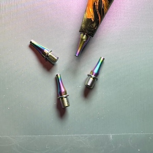 Threaded Diamond Painting Pen Metal Tip Single Placer SCREW IN tip RAINBOW