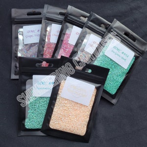 AB Bohrer Diamant Malerei AB Drills SQUARE Set von 7 neuen Farben 14 Gramm Taschen