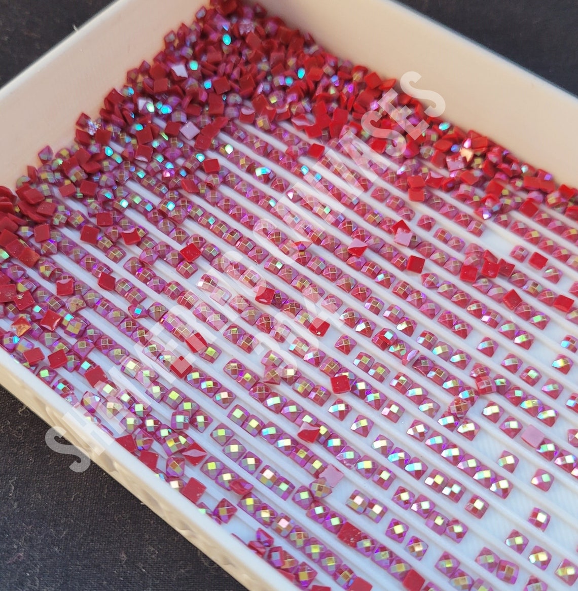 AB Drill 304 Diamond Painting Square AB Drills DMC 304 Etsy