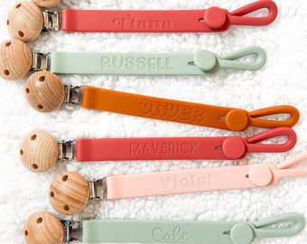 Personalized Pacifier Clip | Newborn Gift | Name Pacifier Clip | Baby Shower Gift | Custom Pacifier Clip | Pacifier Holder | Baby Gift