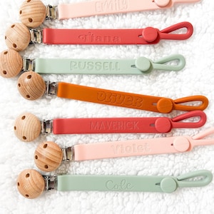 Personalized Pacifier Clip | Newborn Gift | Name Pacifier Clip | Baby Shower Gift | Custom Pacifier Clip | Pacifier Holder | Baby Gift
