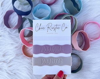 Silicone Bottle Labels | Personalized Baby Bottle & Sippy Cup Labels | Custom Daycare Labels | Water Bottle Label | Easter Basket |Cup Label
