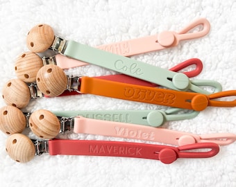 Personalized Pacifier Clip | Newborn Gift | Name Pacifier Clip | Baby Shower Gift | Custom Pacifier Clip | Pacifier Holder | Baby Gift