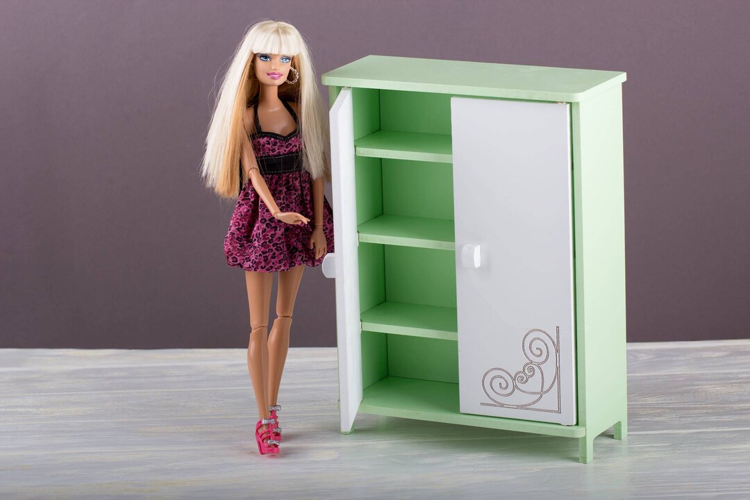 Personalized Wardrobe for Dolls Dollhouse Furniture Dolls Etsy
