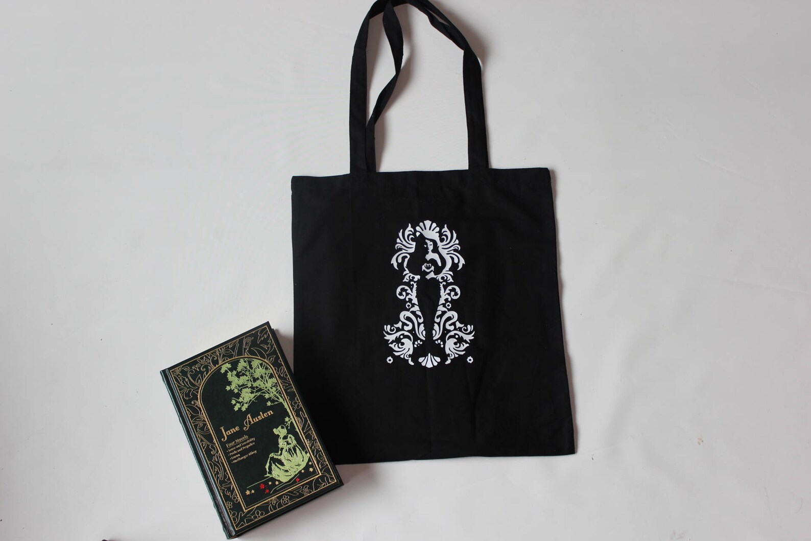 CafePress 'Be A Mermaid' Canvas Tote Bag - Natural, Reusable Shopping Bag, Two Size Options