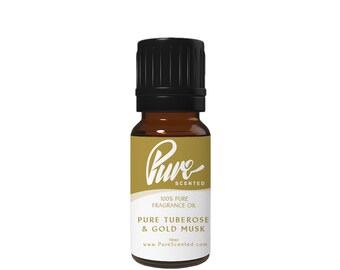 Pure Tuberose & Golden Musk Fragrance Oil
