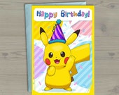 Items Similar To Pikachu Pokemon Go Happy Birthday Party Hat