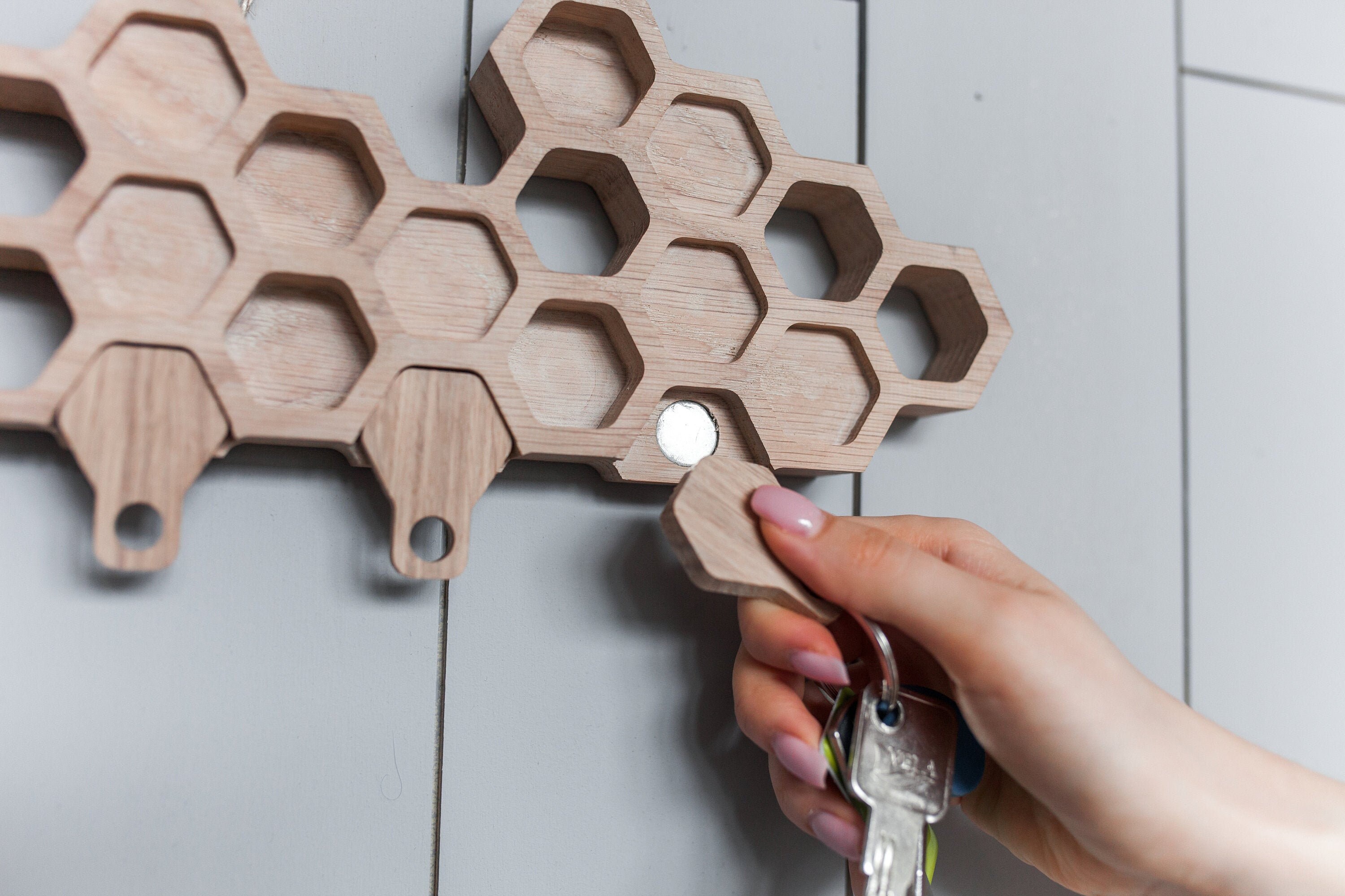 key holder for wall key hanger key rack Etsy