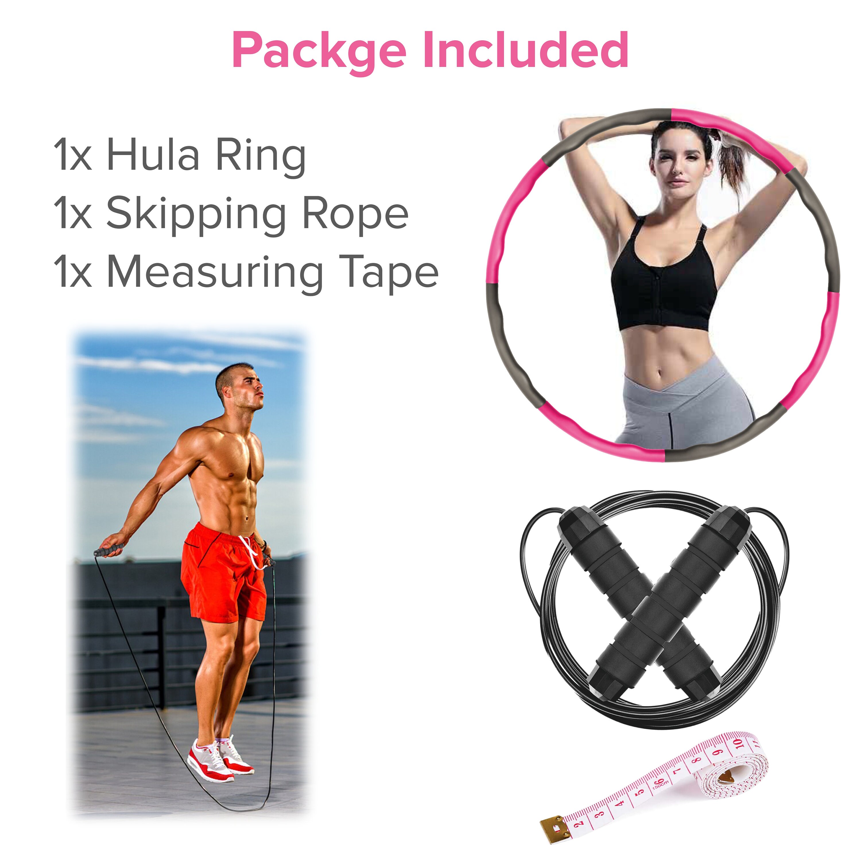 Weighted Hula Hoops Adults Fitness and Weight Loss Workout Etsy