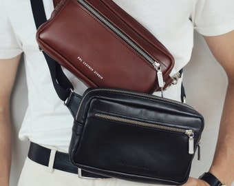  WYNDEL Cross Body Bag Mens Man Business Flap Handbags