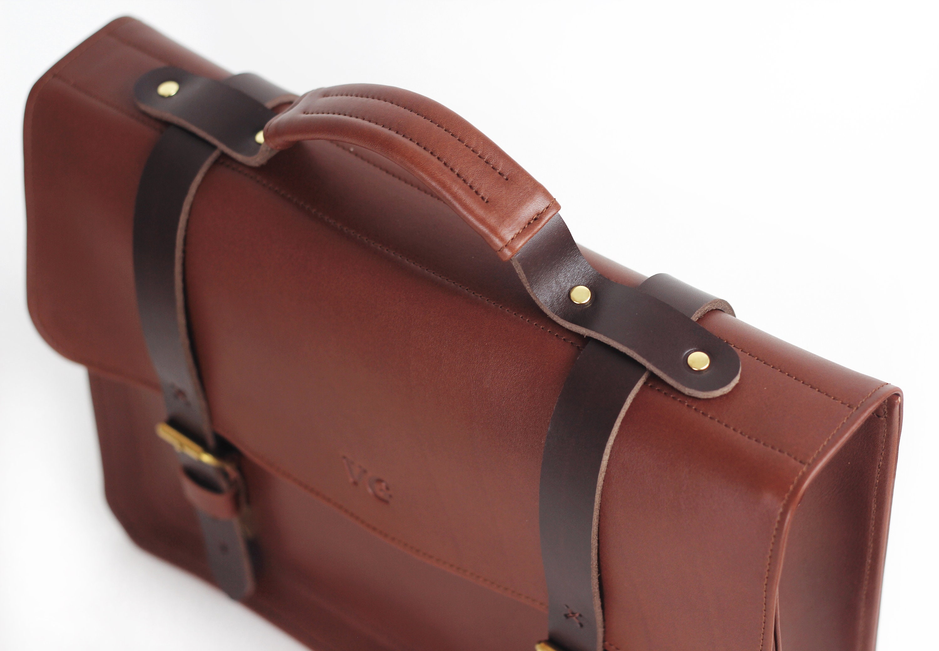 Leather Briefcase Mens Briefcase Custom Briefcase Gift for Etsy