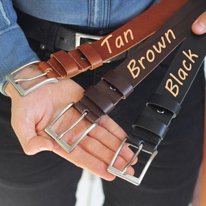 Wedding Party Groomsmen Belt, Personalized Leather Accessory, Custom ...