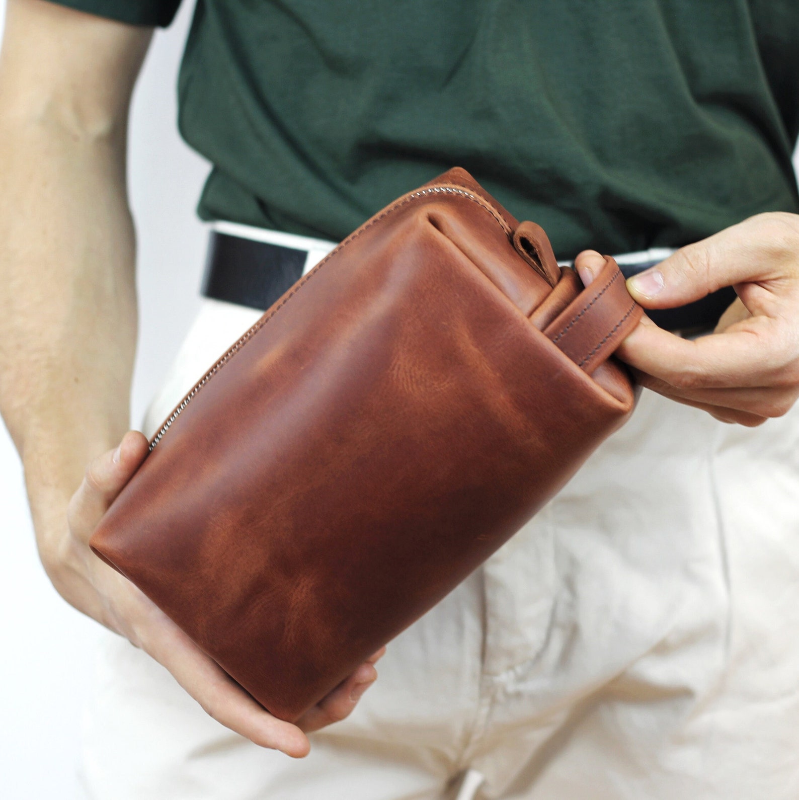 Men's Bathroom Bag Personalized Toiletry Bag - Etsy