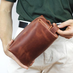 Men's Bathroom Bag Personalized Toiletry Bag - Etsy