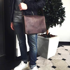 Brown Leather Shoulder Bag, Leather Shoulder Bag, Leather Messenger Bag, Personalized Leather Bag, Brown Leather Bag, Messenger Bag, Bag