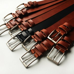 Men's Belt, Personalized belt, Groomsmen Belt, Leather Belt, men's leather belt, Father's Day Gift, Brown leather belt, Custom Belt, Grooms image 5