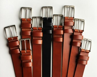 Leather Belt for Groomsmen, Personalized Name Belt, Custom Wedding Gift, Groomsmen Accessories, Monogram Belt Men