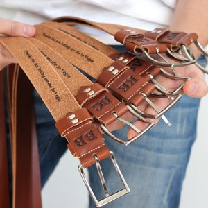 Personalized betl, Belt for Groomsman, Mens Belts for Grooms, Personalized gift, Custom Belt, Bestman gifts, Valentines Day gift