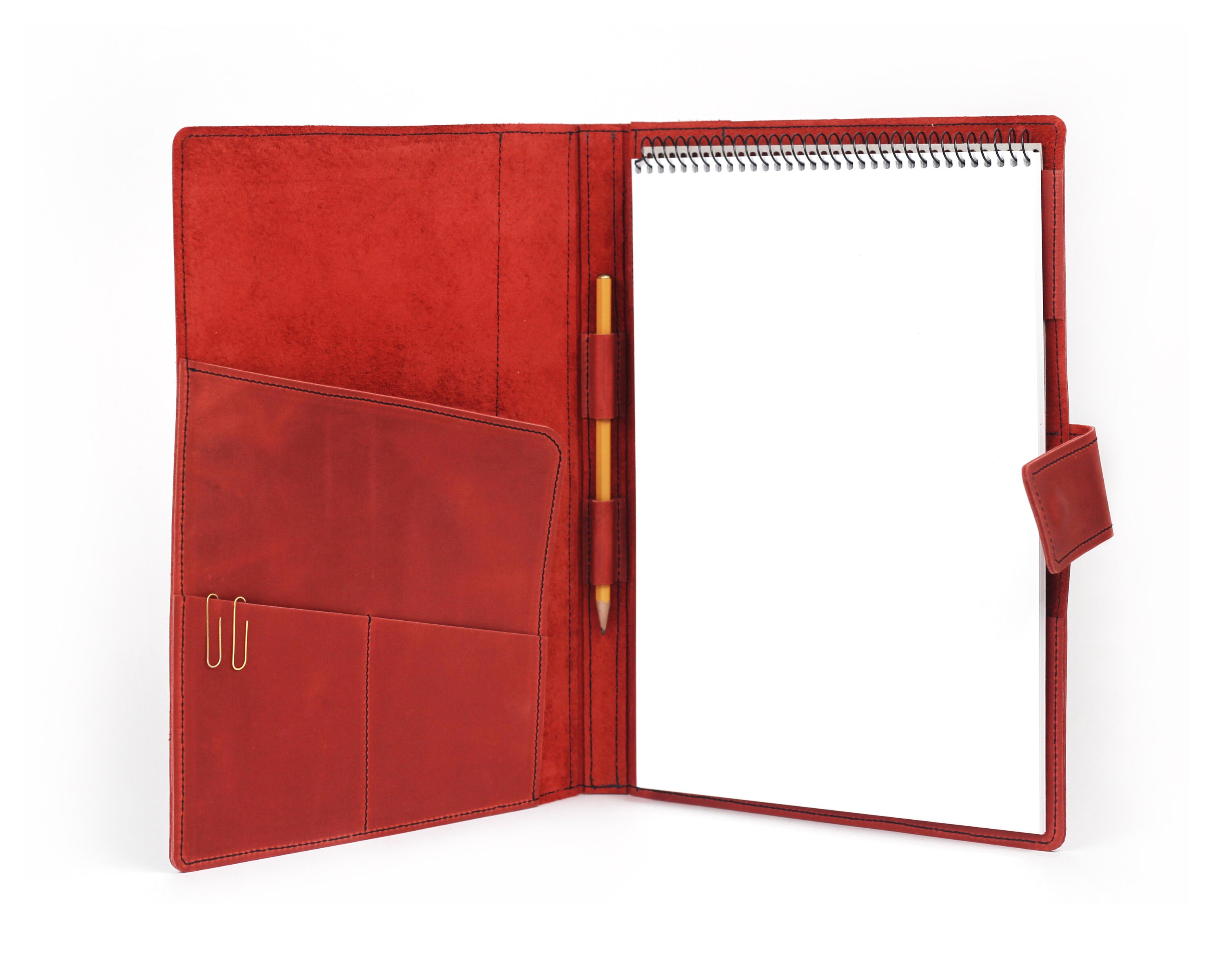 Personalized Notebook Notebook Cover Leather Portfolio Etsy