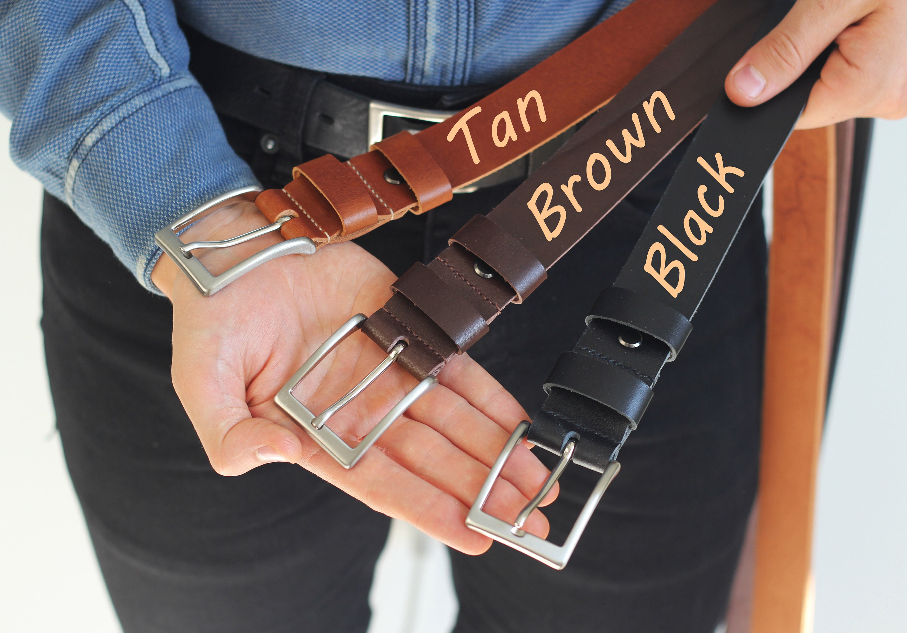 Personalized Belt Grooms Gift Leather Belt Custom Belt Etsy
