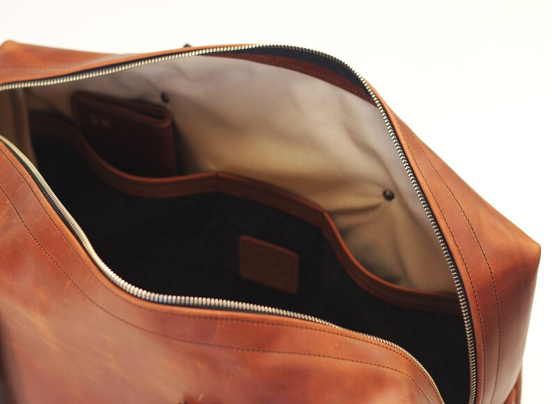 Mens Duffel Bag Leather Duffel Bag Mens Travel Bag Gym Etsy