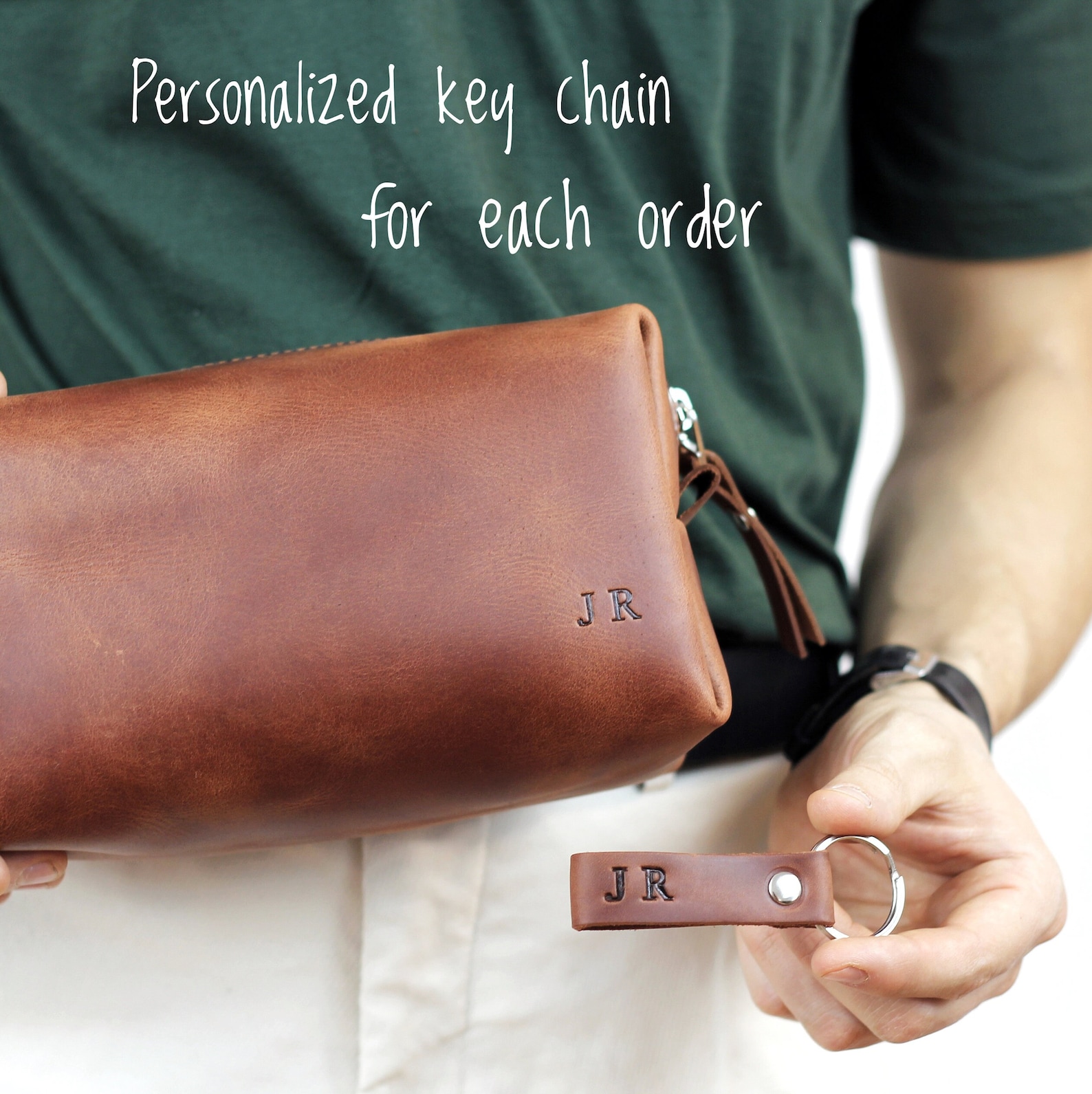 Men's Bathroom Bag, Personalized Toiletry Bag, Brown Leather Toiletry ...