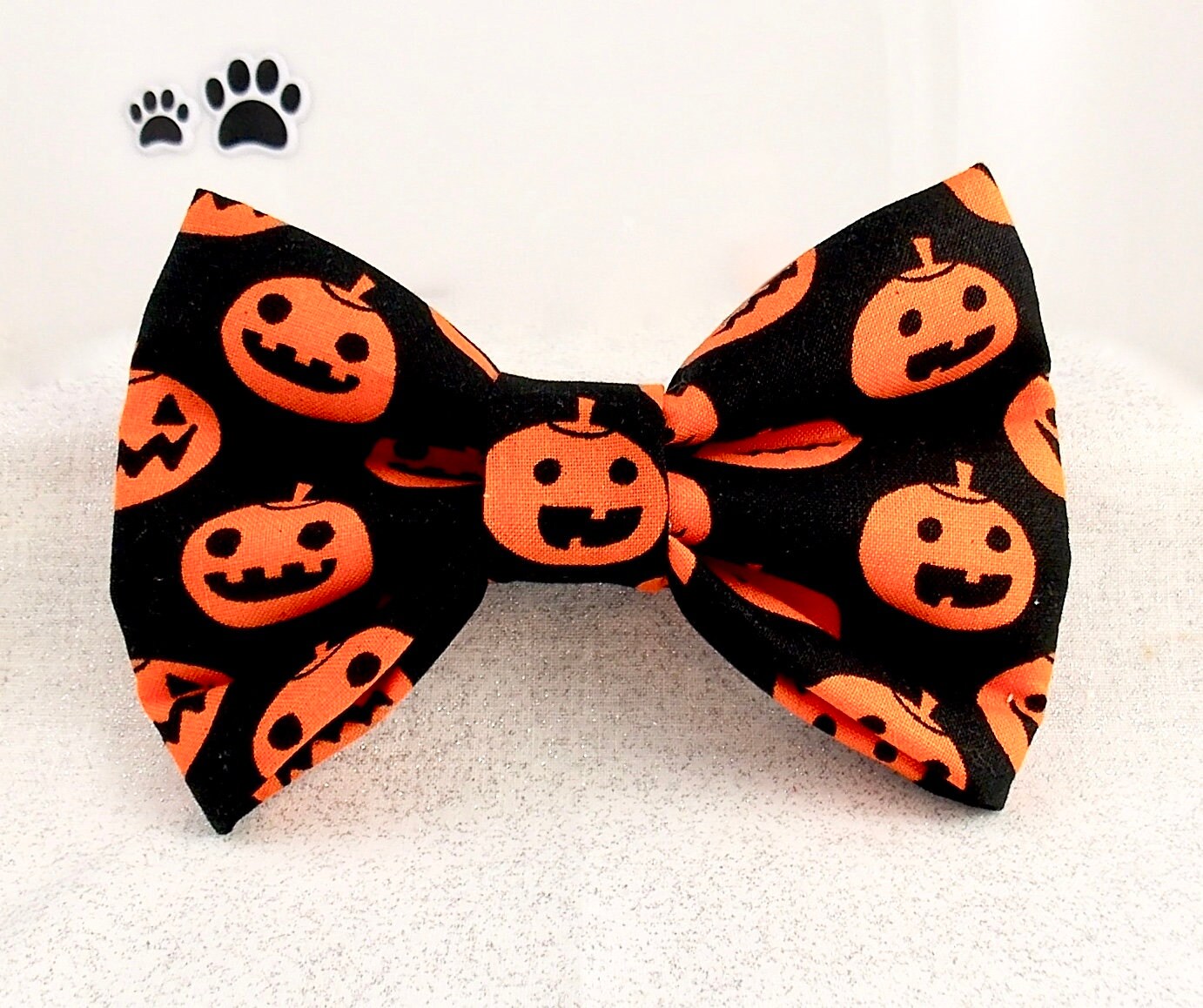 Pumpkin Dog Bow Tie Halloween Dog Bow Tie Pumpkin Cat Bow Etsy