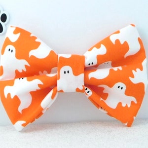 Halloween Ghost Bow Tie for Dog and Cat Collars, Pet Accessory Gift