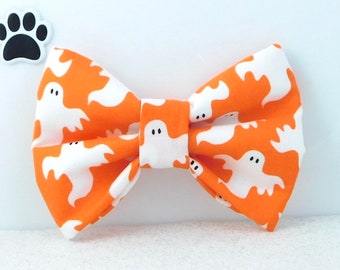 Halloween Ghost Bow Tie for Dog and Cat Collars, Pet Accessory Gift